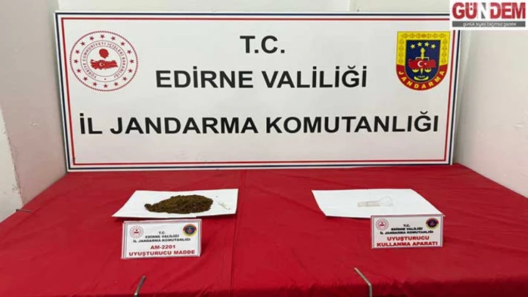 Uzunköprü'de jandarmadan uyuşturucuya geçit yok
