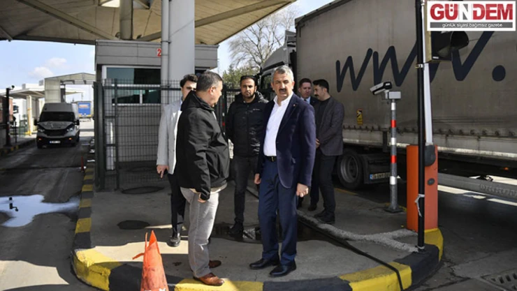 Vali Sezer, Kapıkule'de incelemede bulundu