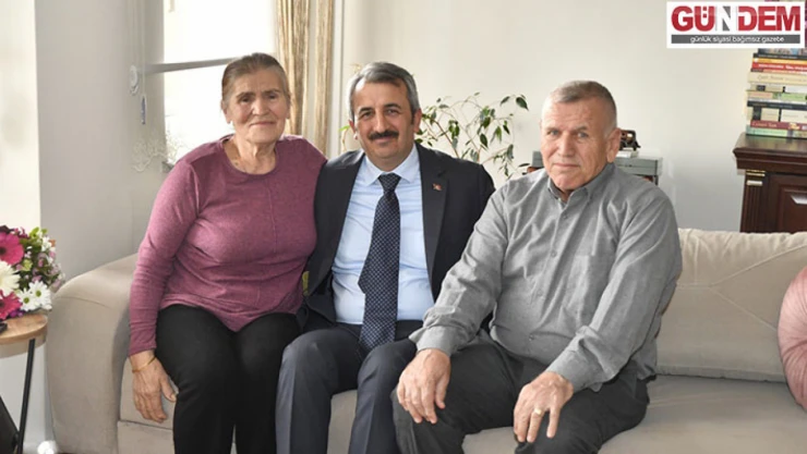 Vali Sezer, şehit ailesini ziyaret etti