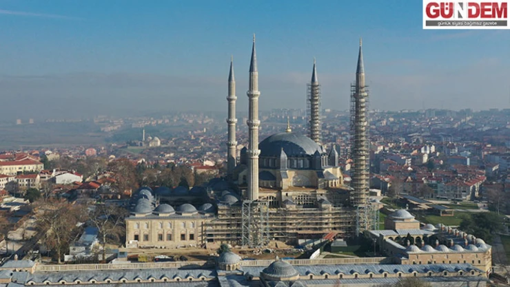 Vali Sezer, 'Selimiye'deki restorasyon çalışmaları 2024'te tamamlanacak'