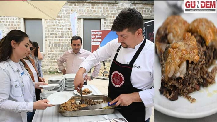 Vatandaşlara ciğer sarma ikram edildi