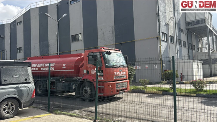 Yağ fabrikasında patlama sonucu çıkan yangın söndürüldü