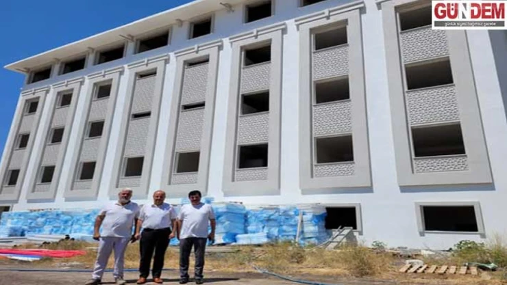 Yatılı Hafızlık Kur'an Kursu'nun dış cephesi tamamlandı