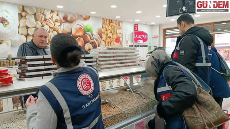 Yeni yıl alışverişine yakın takip 604 ürün denetlendi