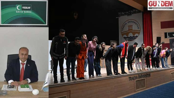 Yeşilay'dan 'Yarınlara Geç Kalmadan' adlı tiyatro oyununa destek