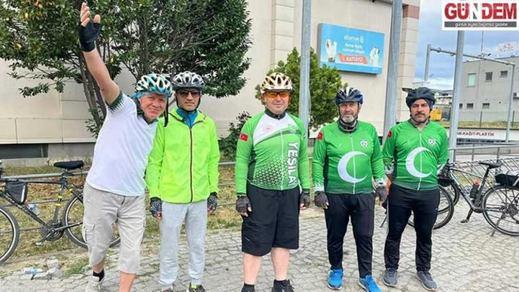 YeşilBis Bisiklet Grubu sağlıklı yaşam için pedal çevirdi