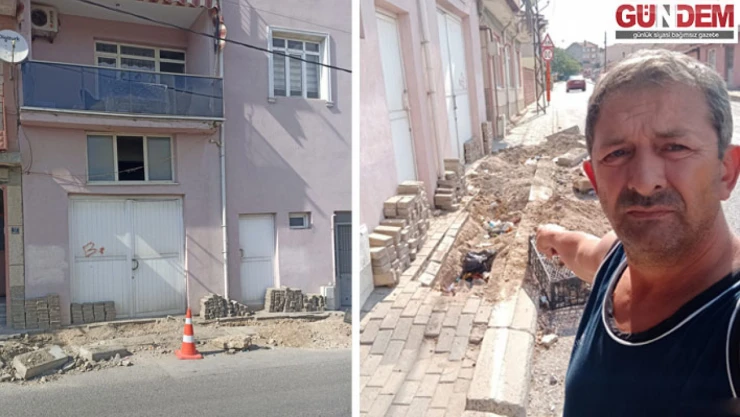 Yıldırımda belediye çukuru tehlike saçıyor