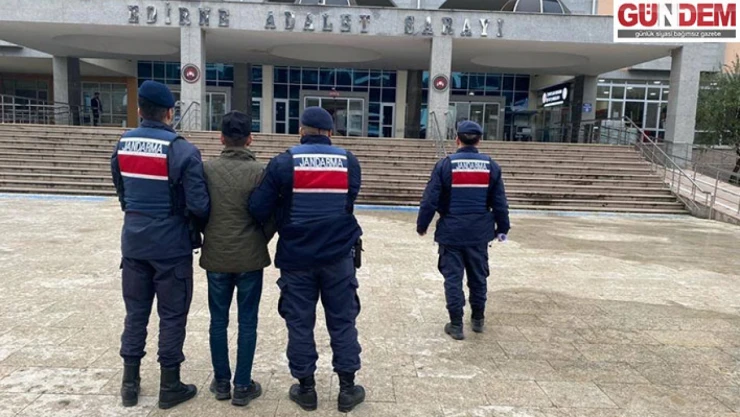Yunanistan'a kaçmaya çalışırken yakayı ele verdi
