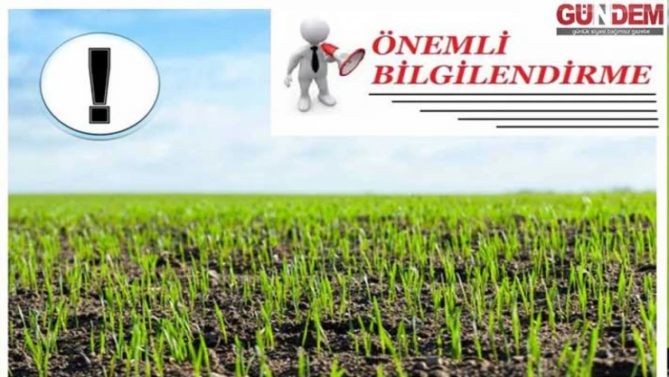 Ziraat Odası'ndan üreticilere uyarı