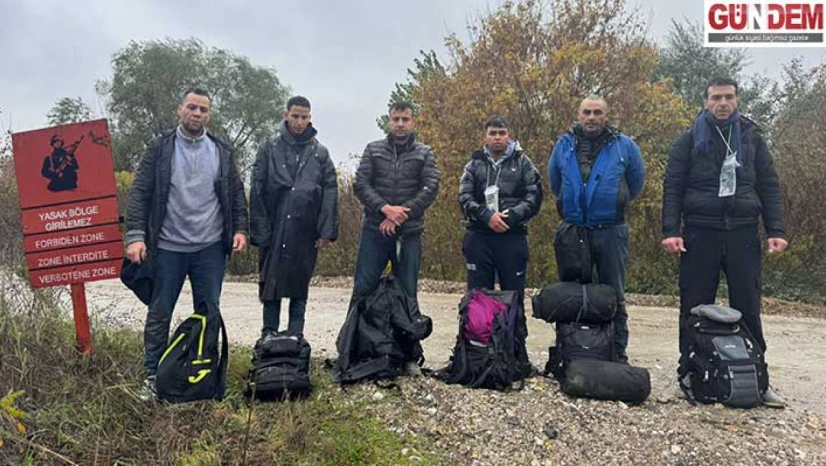 32 düzensiz göçmen yakalandı