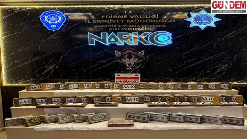 68 kilo 650 gram kokain ele geçirildi