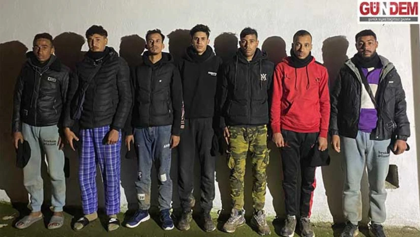 9 düzensiz göçmen yakalandı