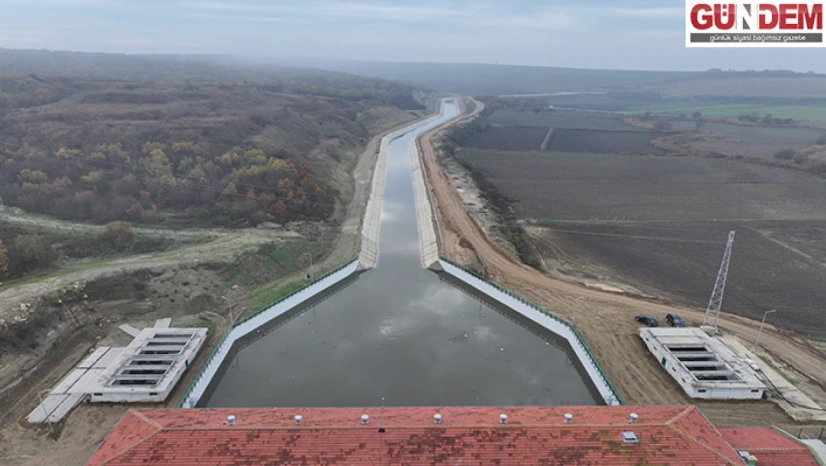 Çakmak Barajı ile Edirne Ovasında yeni sulama dönemi başlıyor