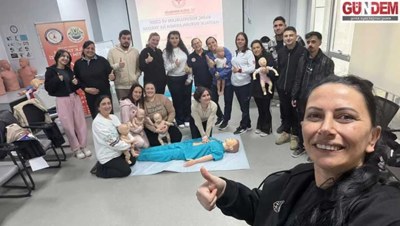 Doğru müdahale hayat kurtarır: Eğitimler sürüyor