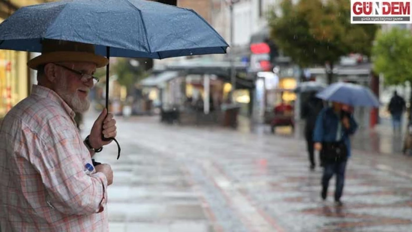 Edirne için gök gürültülü sağanak uyarısı