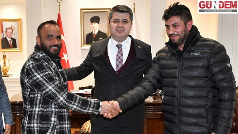 Edirne Valisi Kırbıyık, taraftarları kavga eden kulüplerin başkanlarını barıştırdı