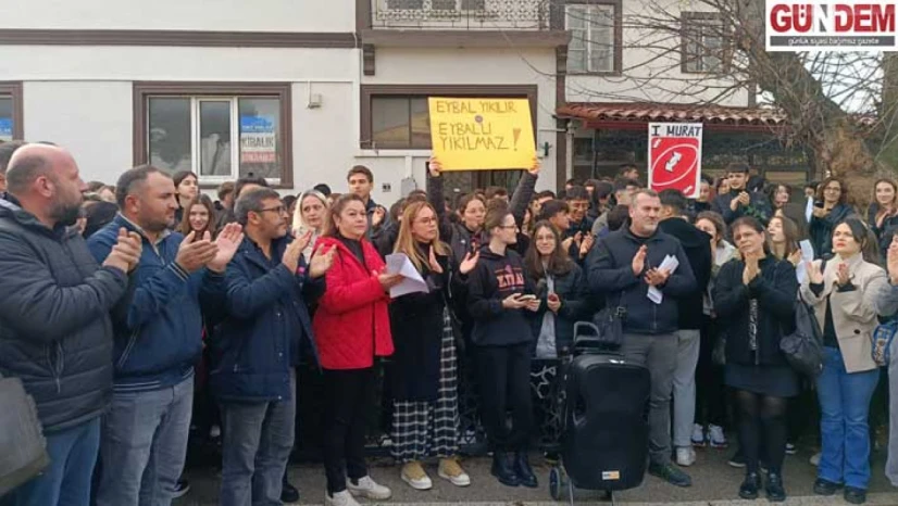 EYBAL öğrencileri ve velilerinden taşınma kararına tepki