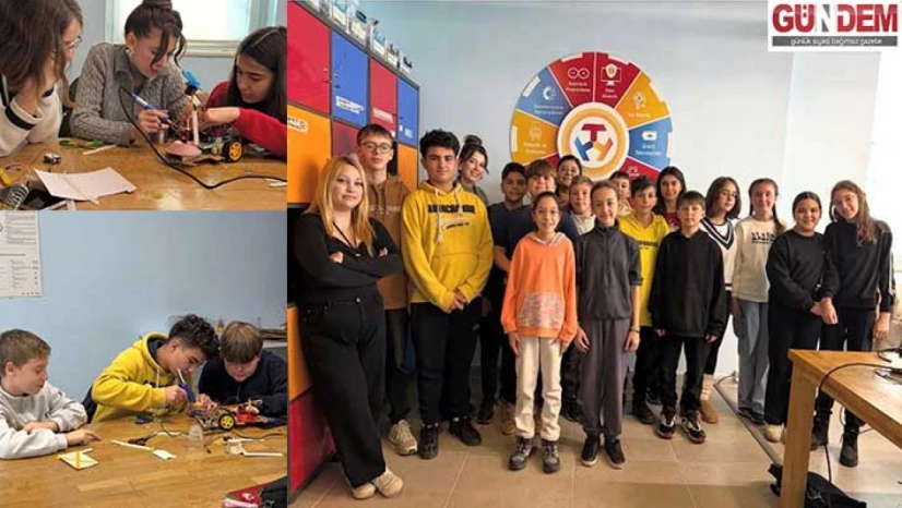 Geleceğin Mühendisleri Robotik Projelerini Sergiledi