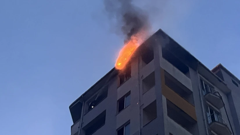 İnşaatta çıkan yangın vatandaşı tedirgin etti