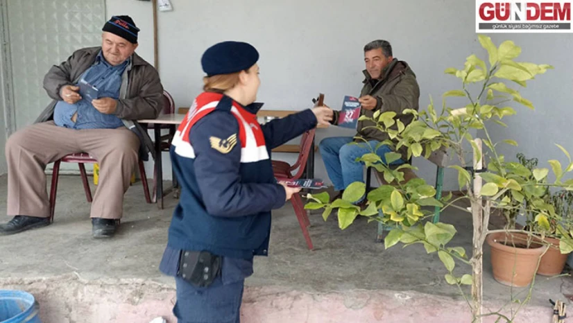 Jandarma ekipleri KADES uygulamasını tanıttı
