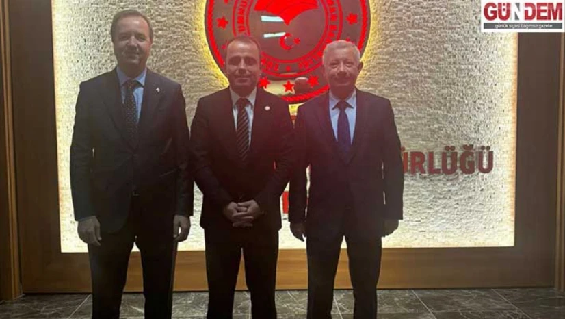 Kaymakam Mercan'dan, Edirne Tarım ve Orman Müdürü İslam Köse'ye ziyaret