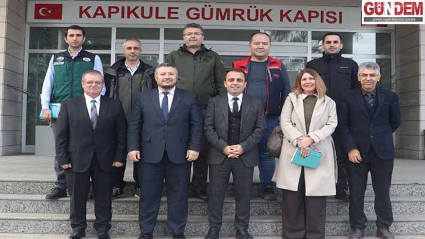 Koordinasyon toplantısı Kapıkule Sınır Kontrol Noktası Müdürlüğünde yapıldı