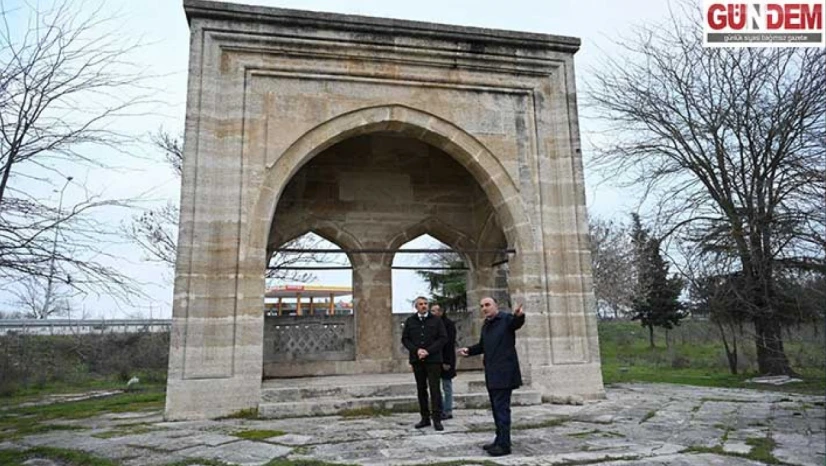Köprü kalıntılarının bulunduğu alan ok meydanı ve yağlı güreş sahası olacak