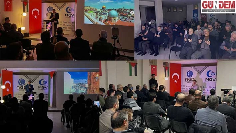 Kudüs için okunan mısralar gönüllere dokundu