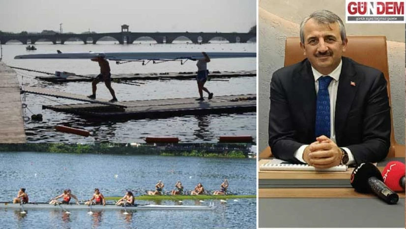 Kürek sporunun merkezi Edirne oldu