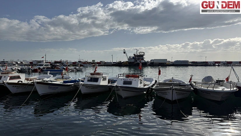 Lodosun ardından balıkçılar ava çıkabildi