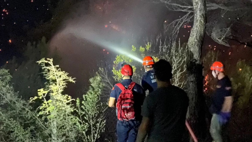 MAG AME SAR'dan Çanakkale yangınlarına destek