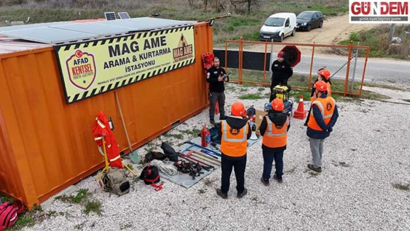 MAG AME SAR Eğitim Çalışmalarını Sürdürüyor