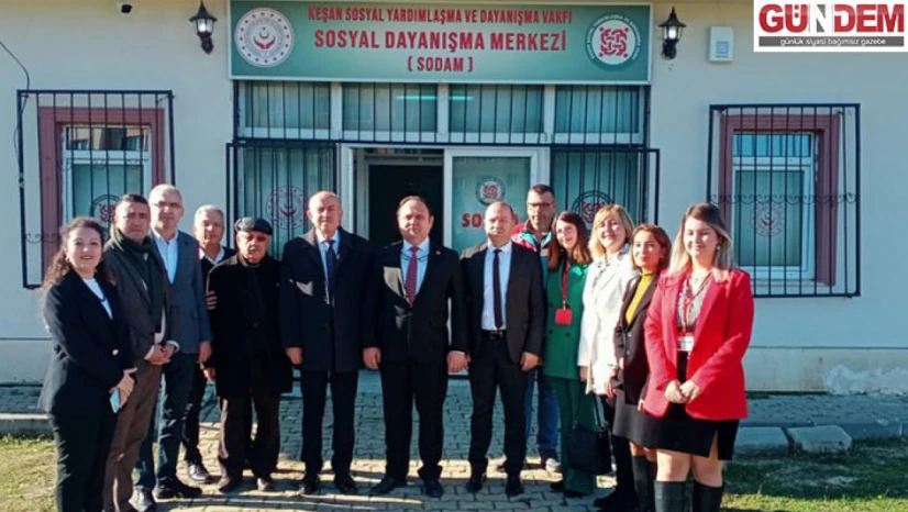 Sosyal Dayanışma Merkezine ziyaret