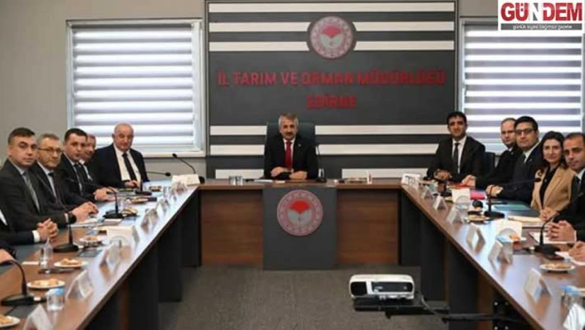 Tarımsal Kuraklık Kriz Merkezi Toplantısı yapıldı