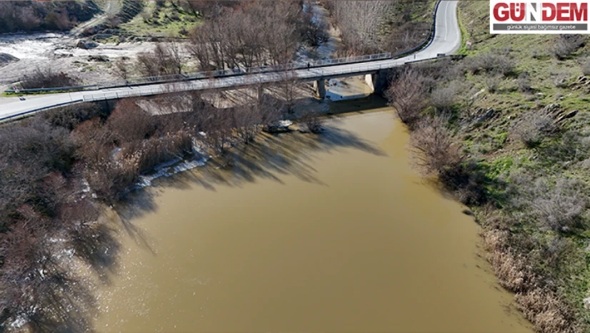 Teke Deresi yağışlarla yeniden akmaya başladı