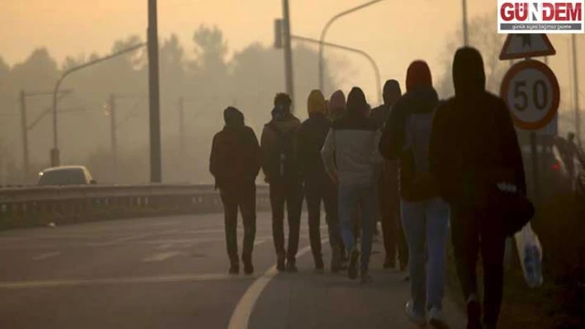 10 düzensiz göçmen yakalandı