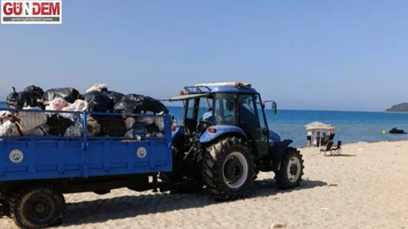 200 ton atık toplandı