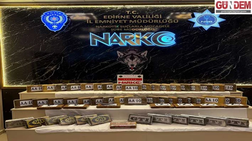 68 kilo 650 gram kokain ele geçirildi