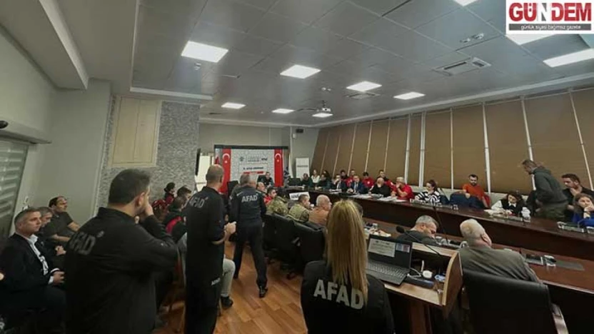 AFAD, Ulusal Tatbikat öncesi çözüm ortaklarını topladı