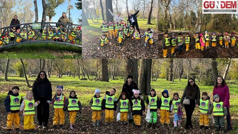 Anaokulu Öğrencileri Söğütlük Kent Ormanı'nda Keşfe Çıktı