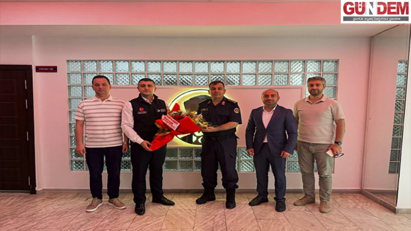 Aşılıoğlu'ndan İl Jandarma Komutanı Ermiş'e ziyaret