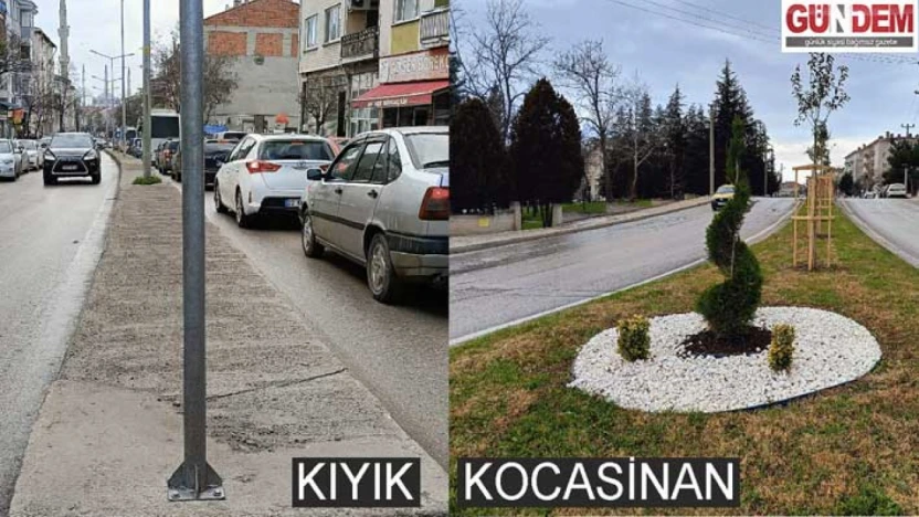 Belediyede çifte standart mı var?        Kıyık'ta betonlaşma, Kocasinan'da ağaçlandırma