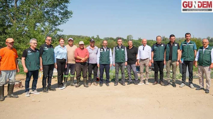 Belgin İba ve DSİ Genel Müdürü Balta projeleri yerinde inceledi