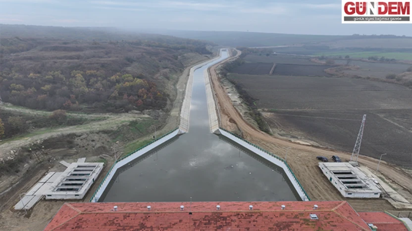 Çakmak Barajı ile Edirne Ovasında yeni sulama dönemi başlıyor