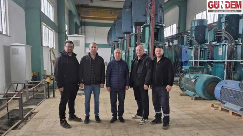 Çomak, P1 ve P2B pompa istasyonlarında yürütülen çalışmaları yerinde inceledi