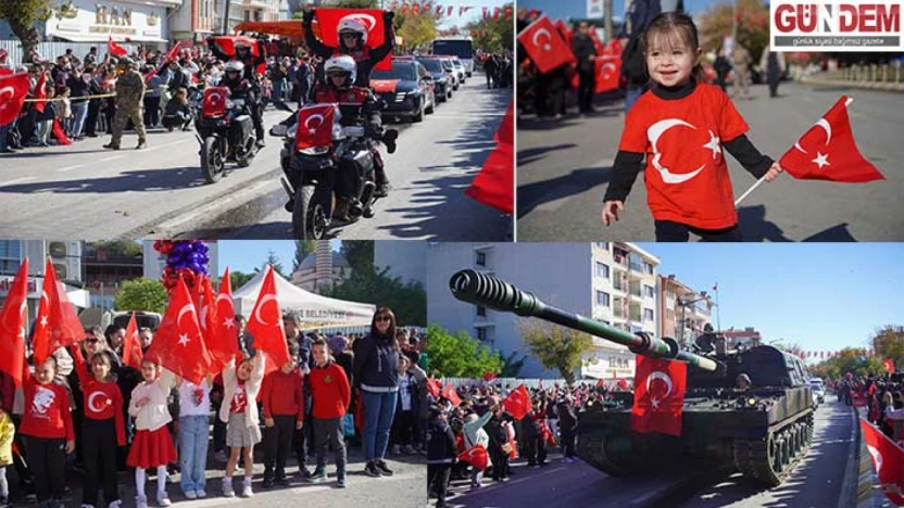 Cumhuriyet Bayramı kutlamalarında görkemli tören