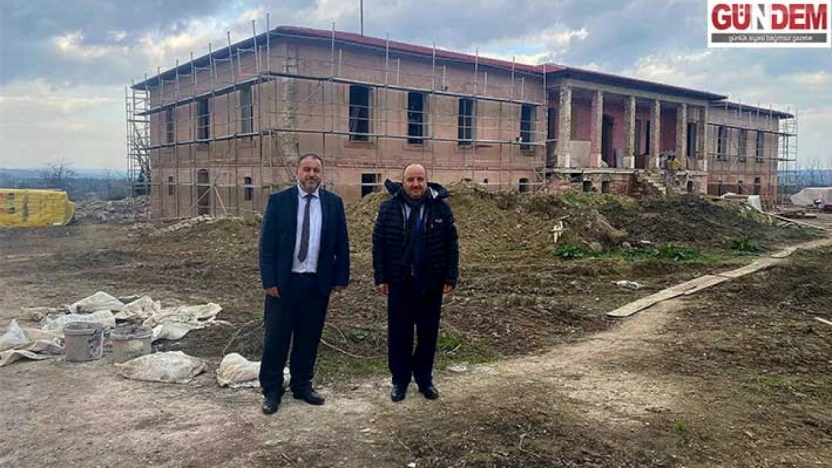 Dini İhtisas Merkezi'nin Ek Binasında Dönüşüm Çalışmaları Devam Ediyor