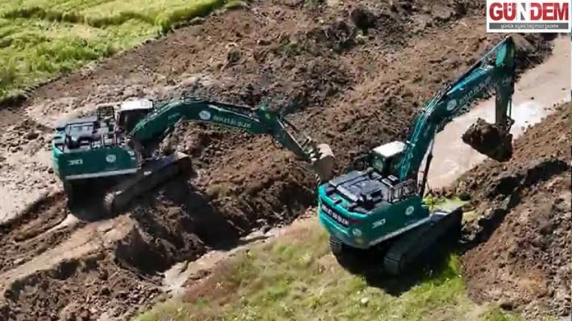 DSİ'den kırsalda taşkın önleyici çalışmalar sürüyor