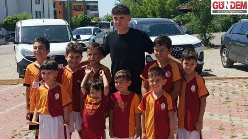 Edirne Birlikspor'un altyapısından yetişen oyuncusundan kulüp ziyareti