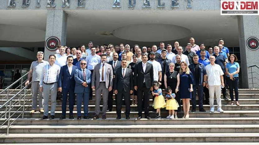Edirne Cumhuriyet Başsavcısı Çakmak Şanlıurfa'ya uğurlandı
